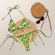 Load image into Gallery viewer, &quot;Blossom Beach Beauty: Yellow Rose Bikini - Elevate Your Swimwear Collection&quot;
