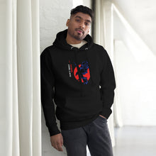 Load image into Gallery viewer, &quot;Back view of the &#39;Fly in Style: Embrace the Crow&#39; hoodie, highlighting intricate details and design elements inspired by crows.&quot;
