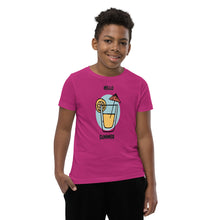 Load image into Gallery viewer, &quot;Side view of Hello Summer berry T-shirt&quot;
