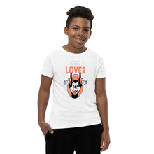 Load image into Gallery viewer, &quot;Front view of Dog Lover White T-Shirt with adorable dog graphic&quot;
